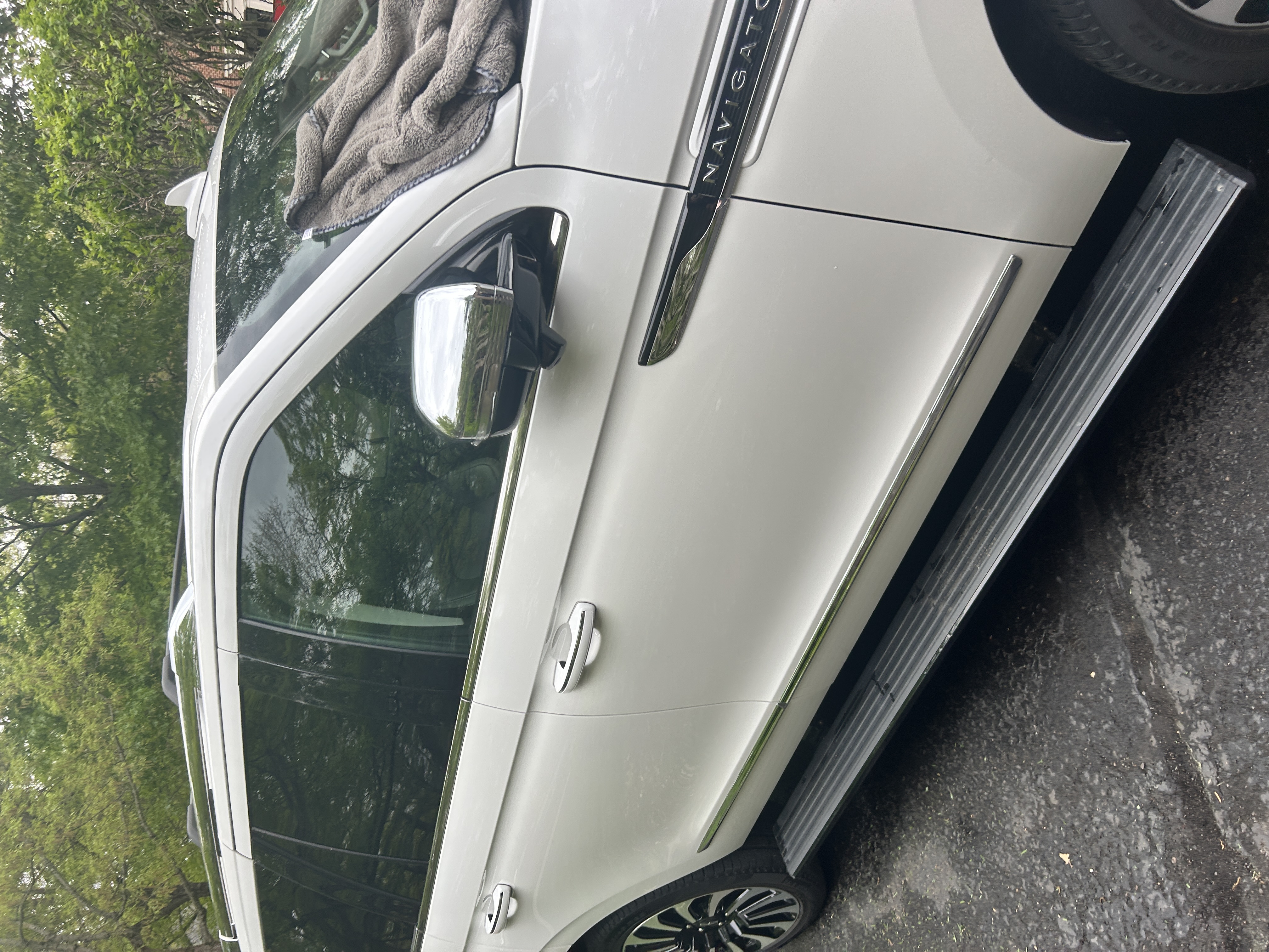 Exterior side after wash
