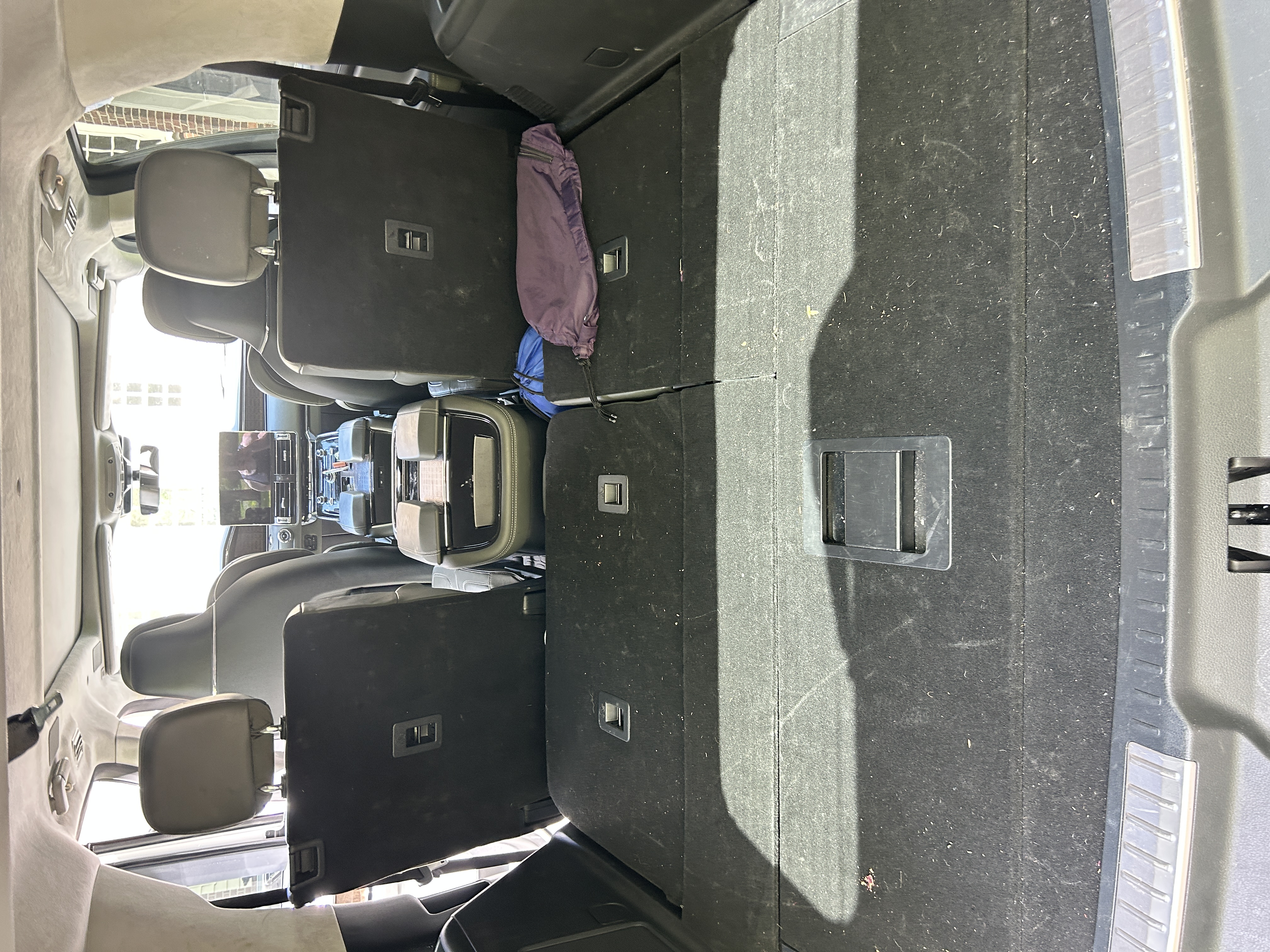 Navigator cargo area before cleaning