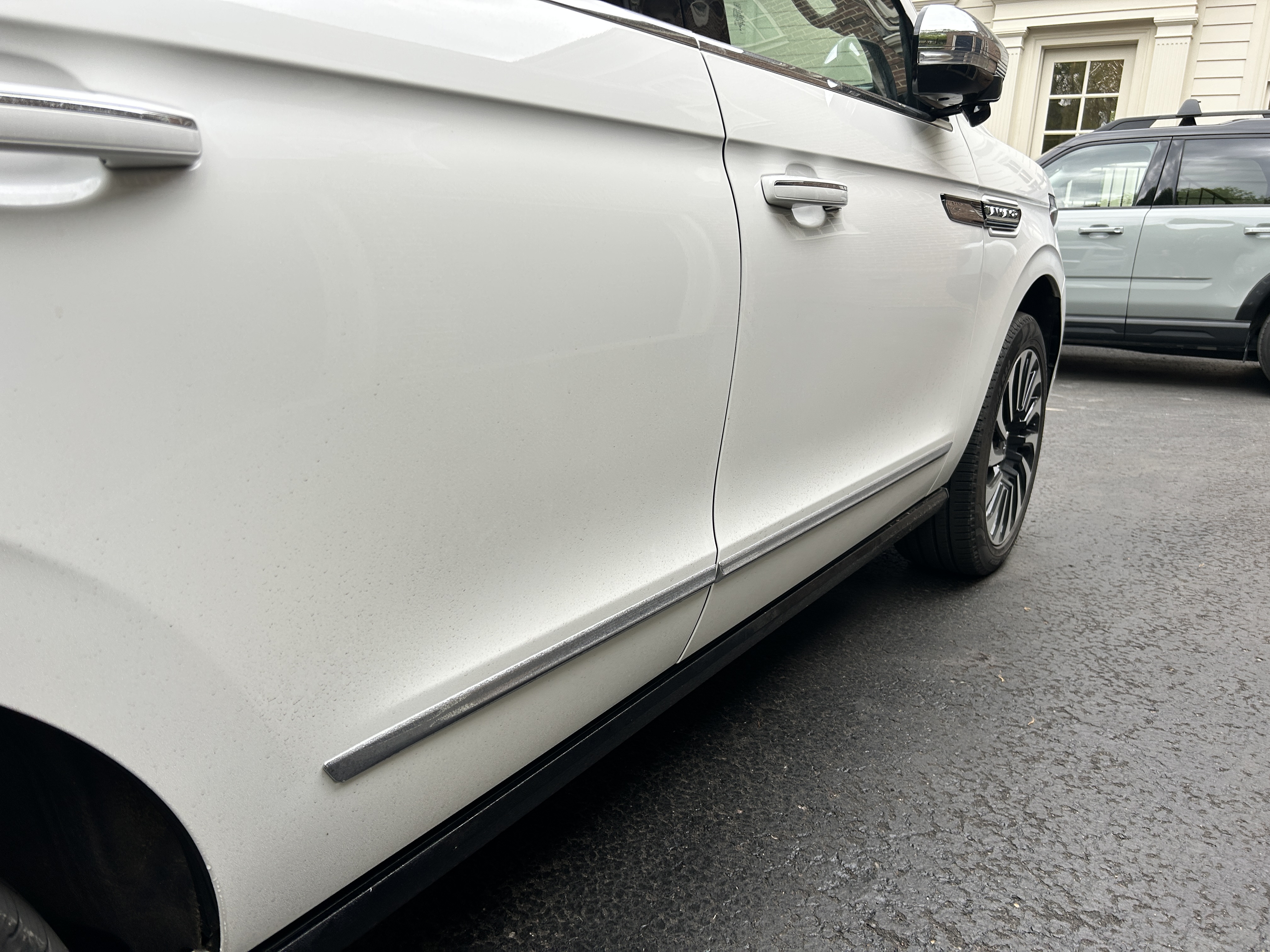 Exterior side before wash