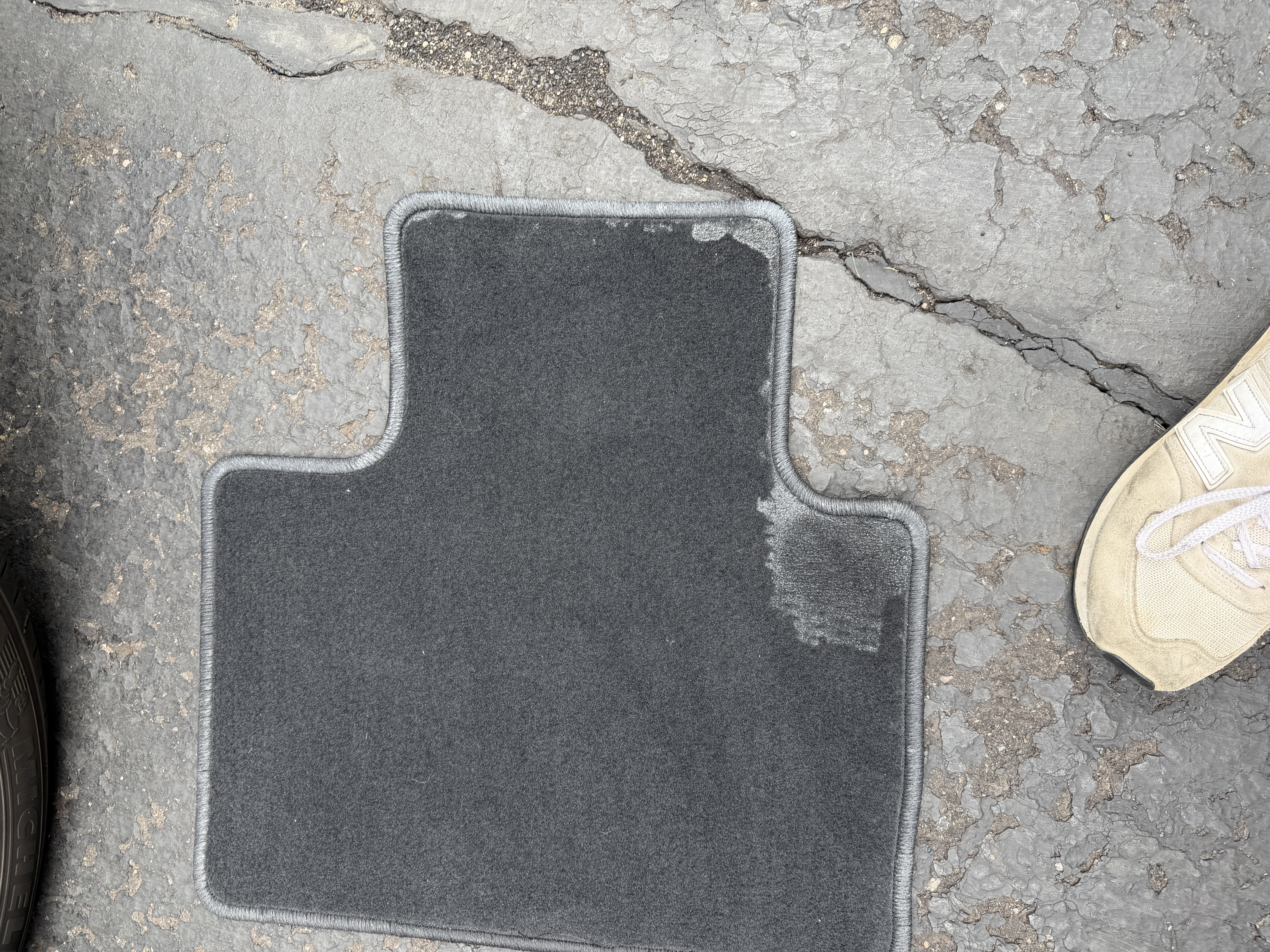 Lexus floor mat after cleaning