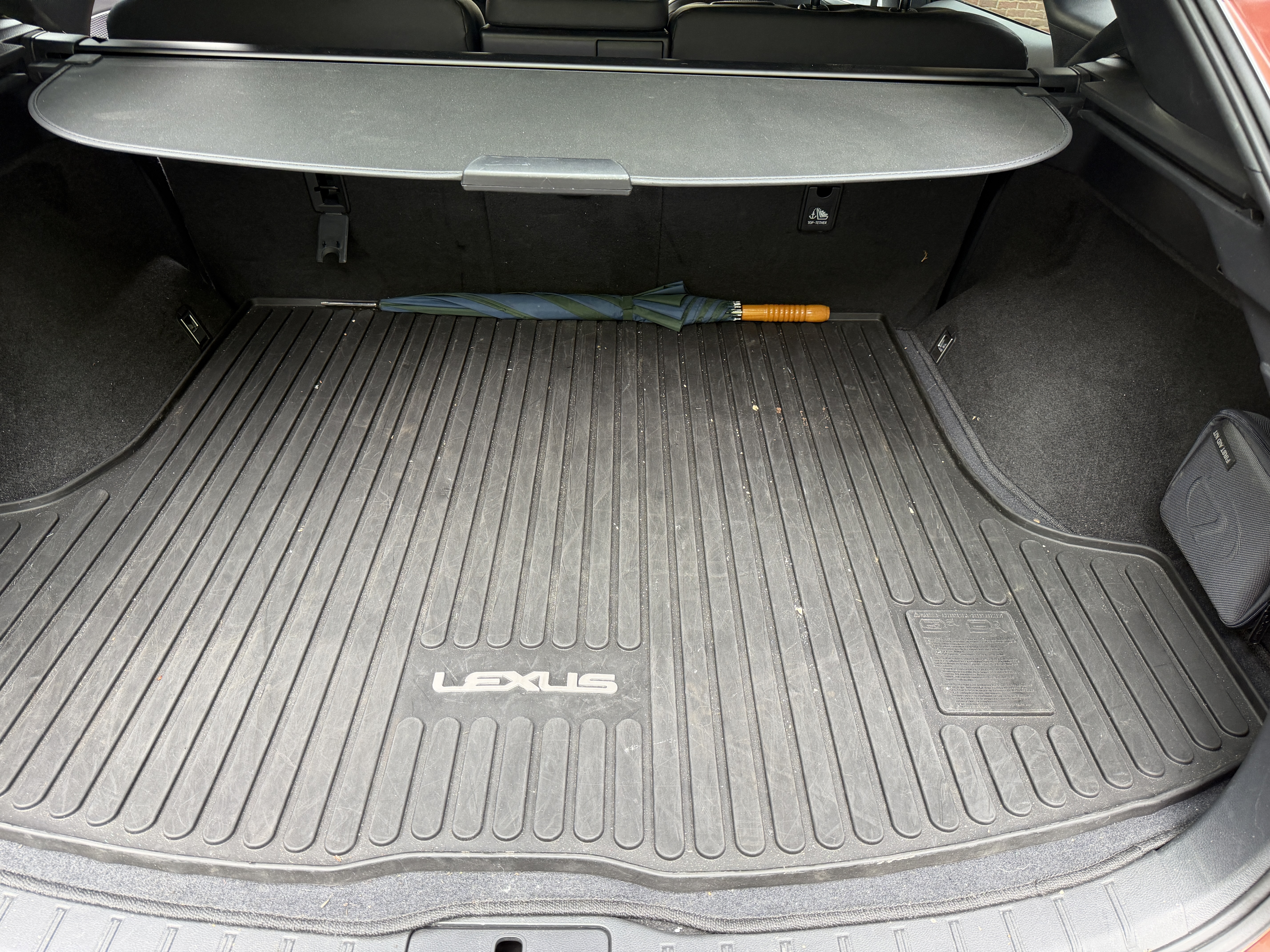 Lexus cargo area before detail